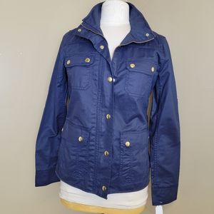 J Crew vintage cargo military utility rain jacket